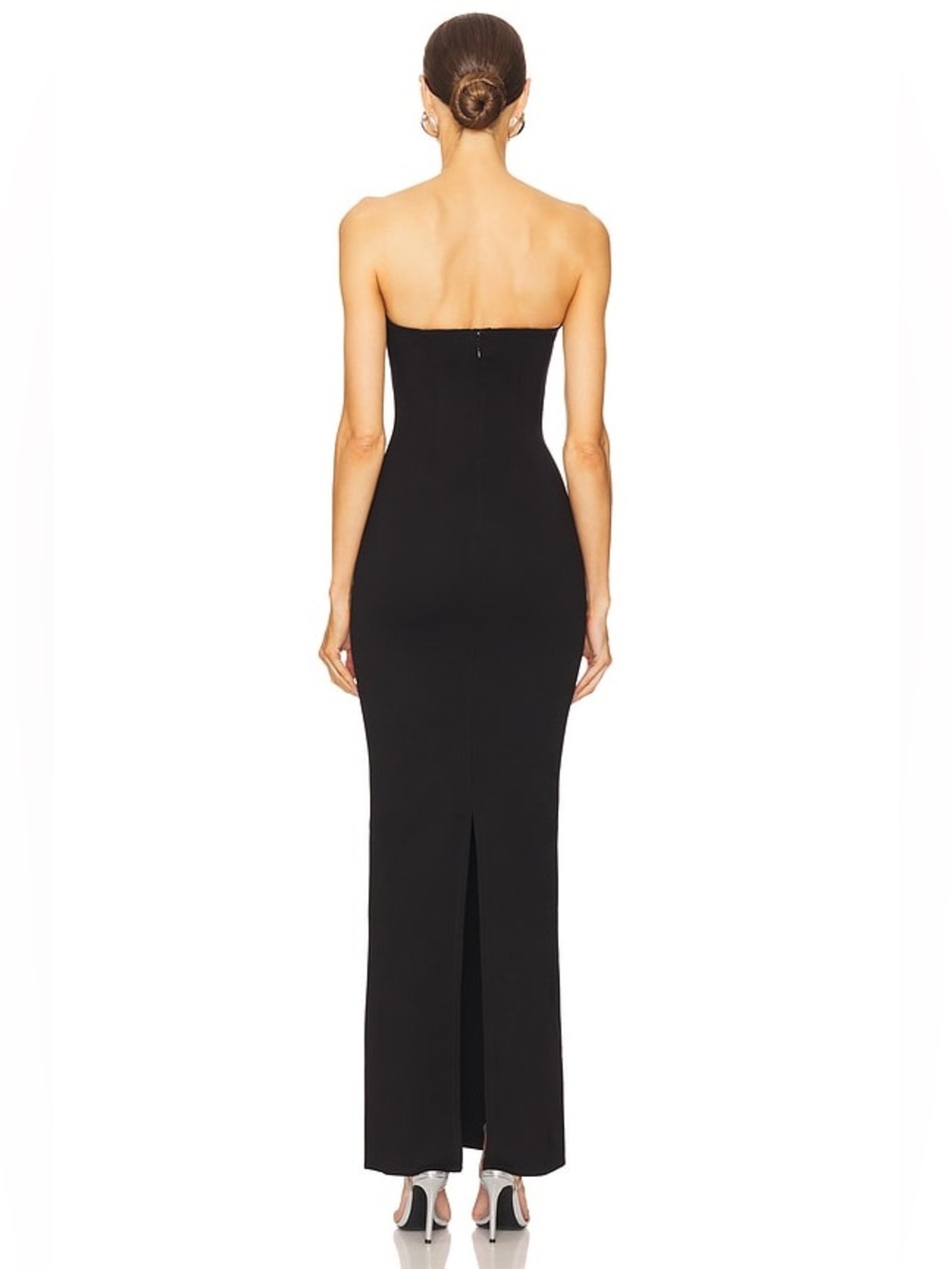 NWT Michael Costello x Revolve Black Strapless Evening Gown Small - Picture 2 of 14
